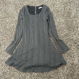 Grey Sweater Dress